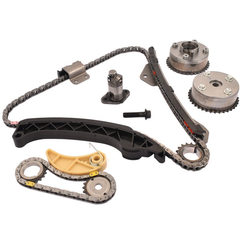 Flynsu Timing Chain VVT Gear Sprocket Kit Replacement for 2009-2015 Toyota Prius Corolla Matrix Scion XD Pontiac Vibe 1.8L Part# 13070-0T010 13050-0T010 - Image 2